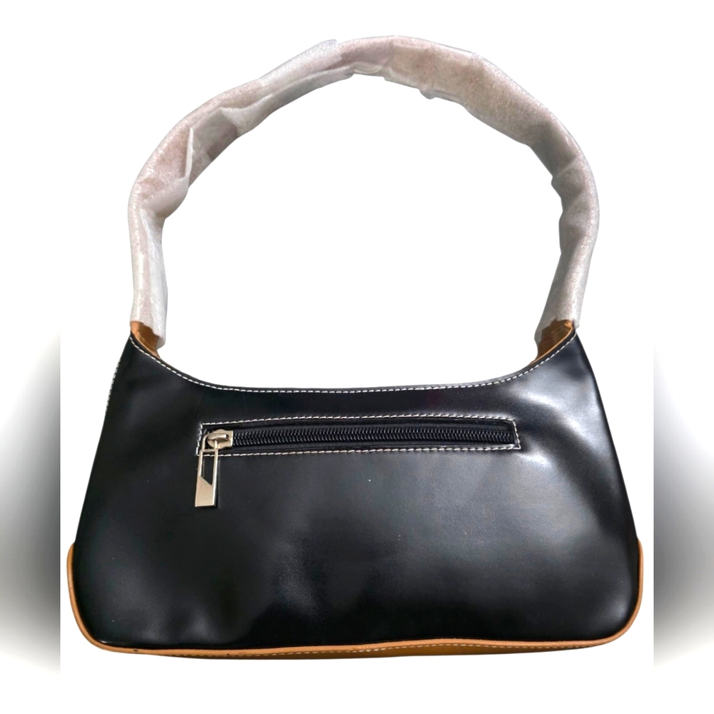 Elegant Black and Tan Women's Bag